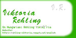 viktoria rehling business card